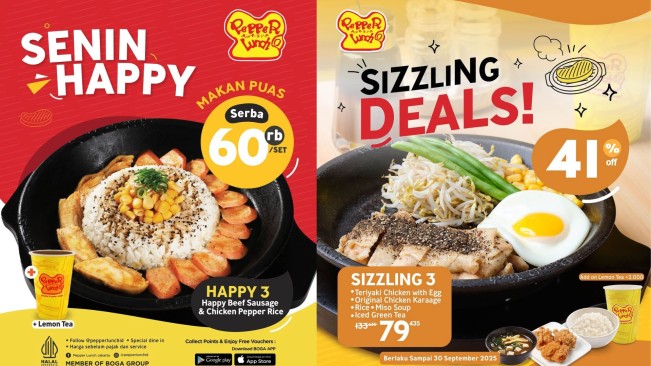Promo Pepper Lunch September 2025: Harga Mulai Rp60 Ribu hingga Diskon 42%